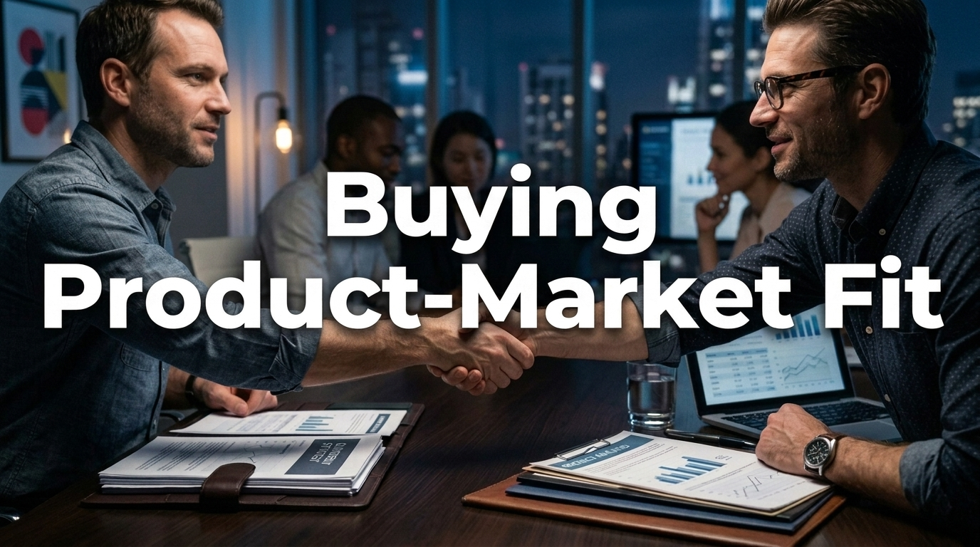 Buying Product-Market Fit: Why Acquisition Entrepreneurship Beats Starting from Zero