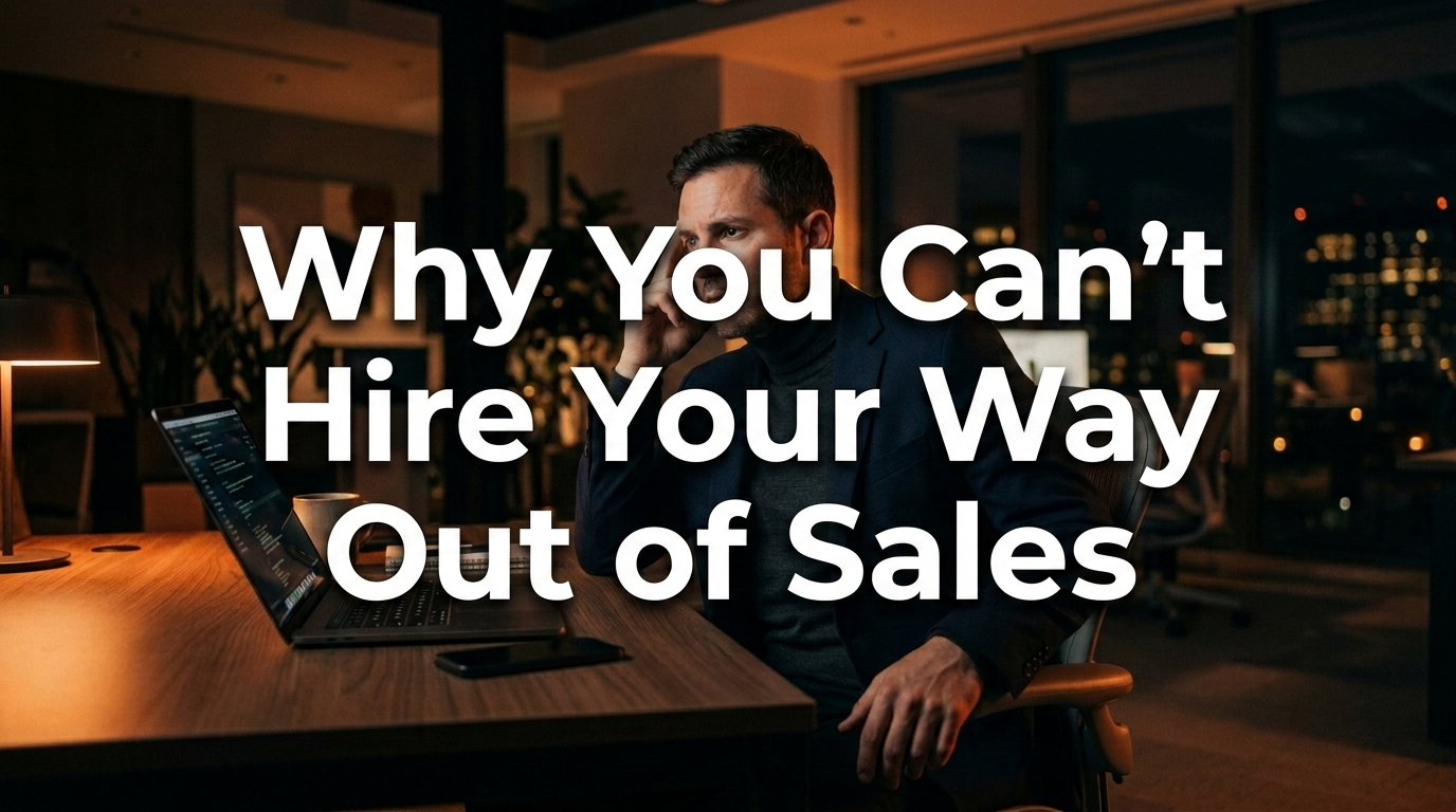 Why You Can't Hire Your Way Out of Sales
