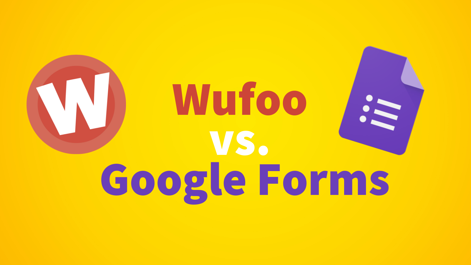 Wufoo vs. Google Forms for Business